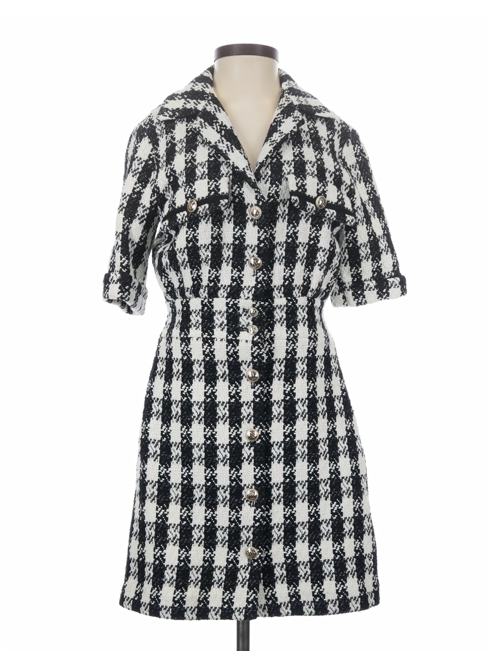 Maje houndstooth dress